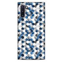 Mermer Desenli (19) Tema Kılıfları Açık Mavi Samsung Galaxy Note 10 Kılıf