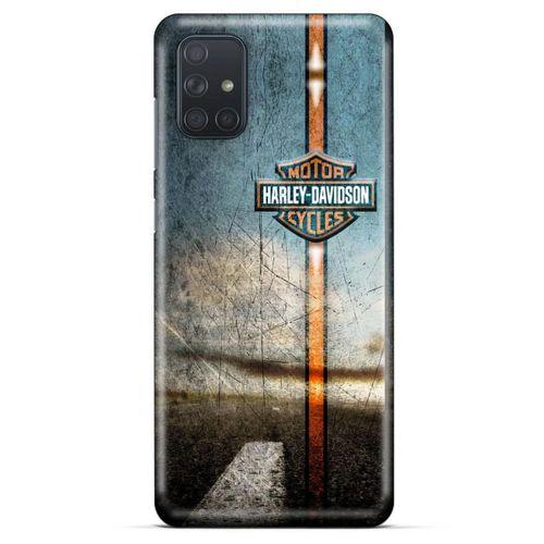 Samsung Galaxy M51 Uyumlu Kılıf Motorsiklet (45) Liquid Air Kılıf Harley