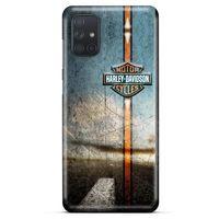 Samsung Galaxy M51 Uyumlu Kılıf Motorsiklet (45) Liquid Air Kılıf Harley