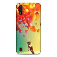 Lopard Samsung Galaxy A01 Uyumlu Kılıf Manipülasyon ☻ (39) Liquid Crystal Kılıf Baskılı