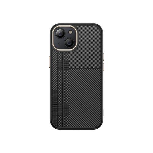 Apple iPhone 14 Kılıf M-safe Şarj Özellikli Karbon Fiber Görünümlü Zore Antina Kapak