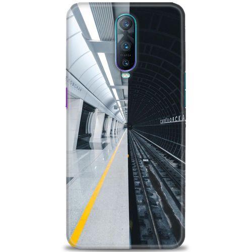 Oppo RX17 Pro Kılıf HD Baskılı Kılıf - Metro Station + Tam Ekran Koruyucu