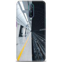 Oppo RX17 Pro Kılıf HD Baskılı Kılıf - Metro Station + Tam Ekran Koruyucu