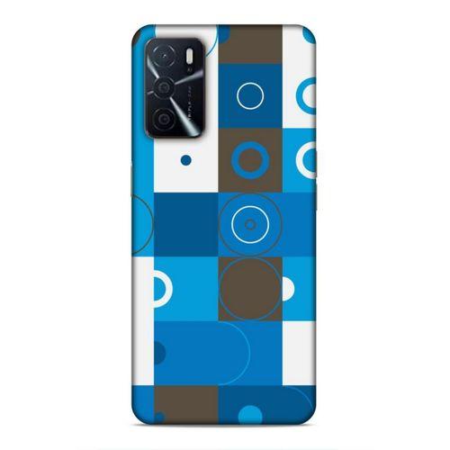 Oppo A16 Uyumlu Kılıf Insomnia (27) Tasarımlı Kılıf Mavi Beyaz