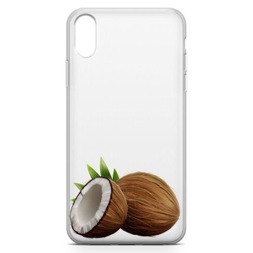 Apple iPhone XR Kılıf Hindistan Cevizi Arka Kapak Koruma Desenli Full Koruyucu