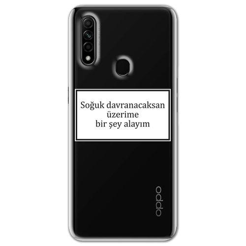 Oppo A31 Kılıf HD Yazı Baskılı Silikon Arka Kapak - Yazı 8