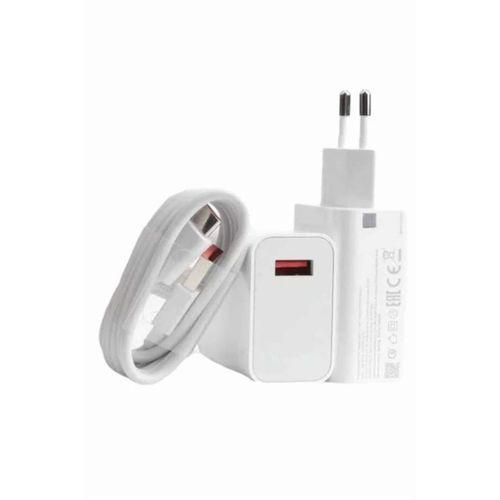 Beyaz Ultra Plus Hızlı Şarj Seti Şarj Adaptörü Ve Kablosu 67w