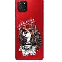 Zoologix (12) Samsung Galaxy Note 20 Şeffaf Kılıf Silikon Desenli