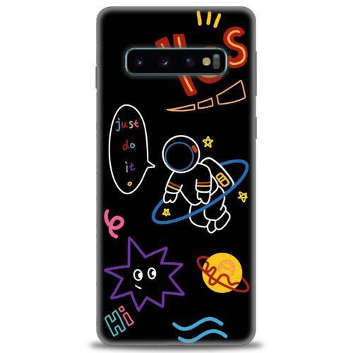 Samsung Galaxy S10 Kılıf HD Baskılı Kılıf - Yes + Tam Ekran Koruyucu