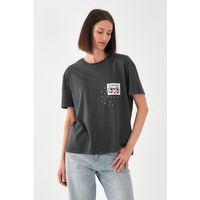 ALEXANDERGARDI Baskılı Antrasit Kadın T-shirt