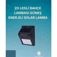 Hareket Sensörlü Solar Lamba | 120° Algılama Açısı, 3-4 Metre Mesafe, Suya Dayanıklı Led