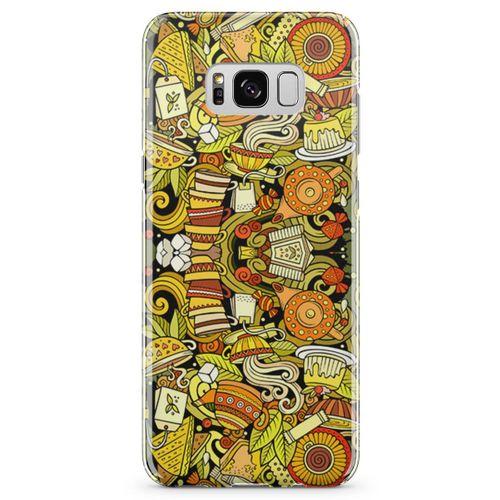 Samsung Galaxy S8 Plus Kılıf Çay Çeşitleri Arka Kapak Koruma Desenli Full Koruyucu