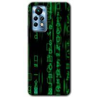 İnfinix Note 11 Pro Kılıf HD Desen Baskılı Arka Kapak - Matrix