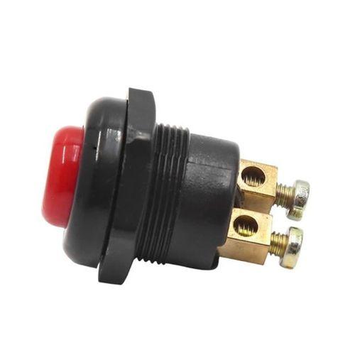 PowerMaster IC-180A-1 22mm Plastik 2P Marş Korna Butonu Kırmızı