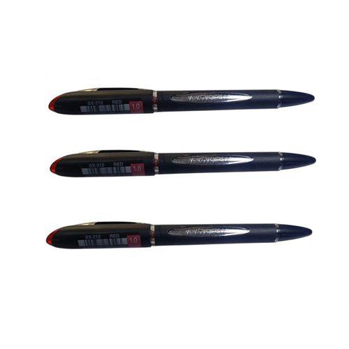 UNİBALL JETSTREAM 1.0 HIZLI YAZI KALEMİ KIRMIZI (SX-210 ) ( Üç Adet )