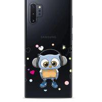 Zoologix (73) Samsung Galaxy Note 20 Ultra Şeffaf Kılıf Silikon Desenli