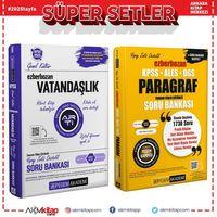 Pegem KPSS Vatandaşlık ve Paragraf Soru Bankası Seti 2 Kitap
