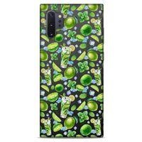 Frutix Lime 01 Samsung Galaxy Note 10 Plus Kılıf Desenli Silikon