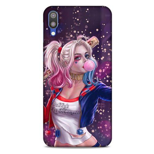 Samsung Galaxy M10 Uyumlu Kılıf Harley Quinn (3) Kapak Mor