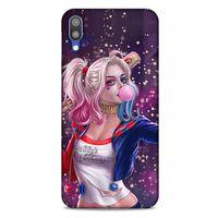 Samsung Galaxy M10 Uyumlu Kılıf Harley Quinn (3) Kapak Mor