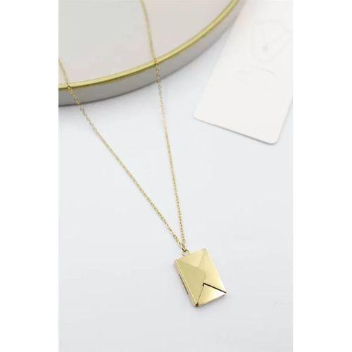 Mektup Kolye - Altın