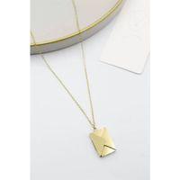 Mektup Kolye - Altın