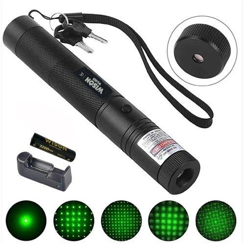 Ws-503 100mw Desen Başlıklı  Yeşil Lazer Pointer