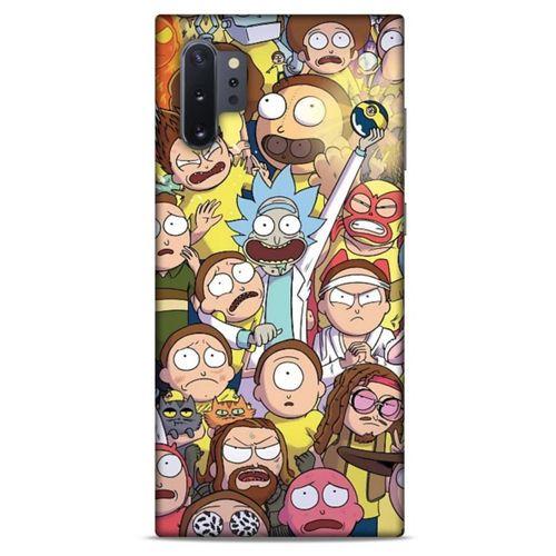 Samsung Galaxy Note 10 Plus Uyumlu Kılıf Rick And Morty (34) Slim Armor Kılıf Manager Morty