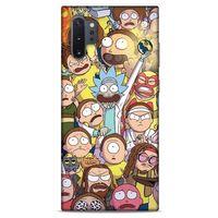 Samsung Galaxy Note 10 Plus Uyumlu Kılıf Rick And Morty (34) Slim Armor Kılıf Manager Morty
