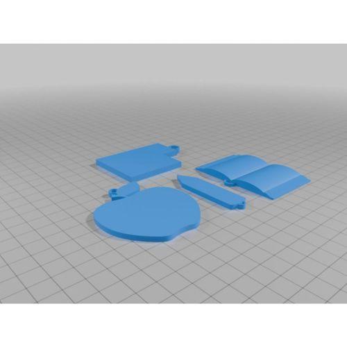 Okula Dönüş Utah Çelenk 3D Baskı (Bu ürün Sadece Plastik parçadır - Almadan Önce Soru Sorabilirsiniz)