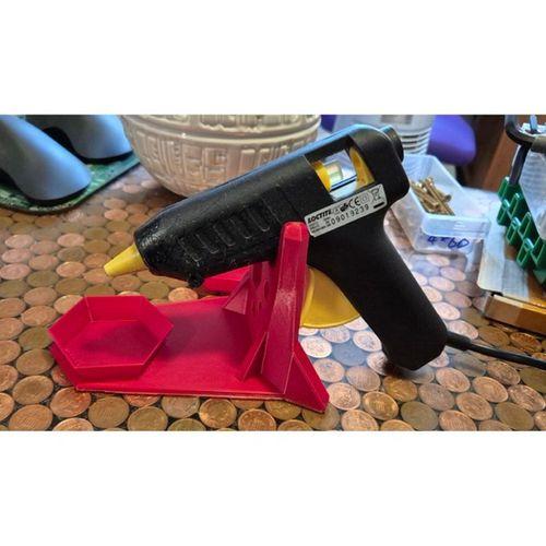 Değiştirilebilir Damla Kabı Olan Silikon Tabancası Standı (Bu ürün Sadece Plastik parçadır - Almadan Önce Soru Sorabilirsiniz)