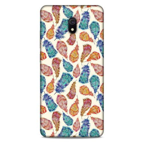 Xiaomi Redmi 8A Kılıf Desenli Özel Seri Tüyler (36) Glitter Kılıf