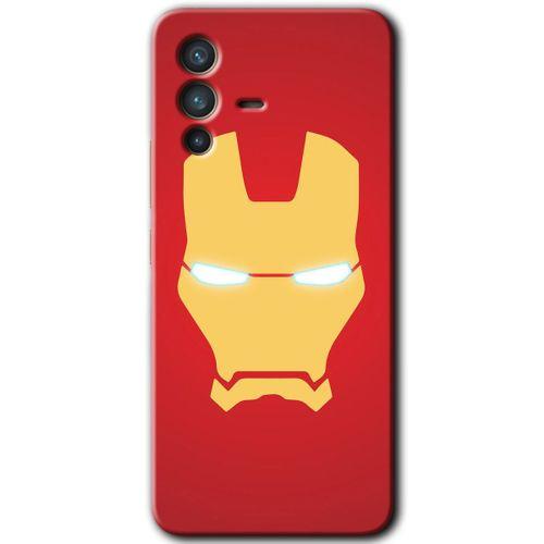 Potkal Hediye Fabrikası Vivo V23 5G Kılıf HD Desen Baskılı Arka Kapak - İronMan