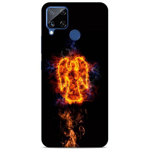 Lopard Oppo Realme C15 Uyumlu Kılıf FireX (6) Silikon Kılıf Melek