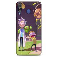 Samsung Galaxy M30 Uyumlu Kılıf Rick And Morty (31) TPU Kılıf Cronenberg Rick