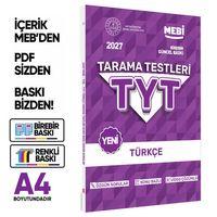2027 YKS-TYT MEBİ-OGM Türkçe Özgün Tarama Testleri Kitabı A4 Boyut Renkli Görsel BASKI ÜCRETİ
