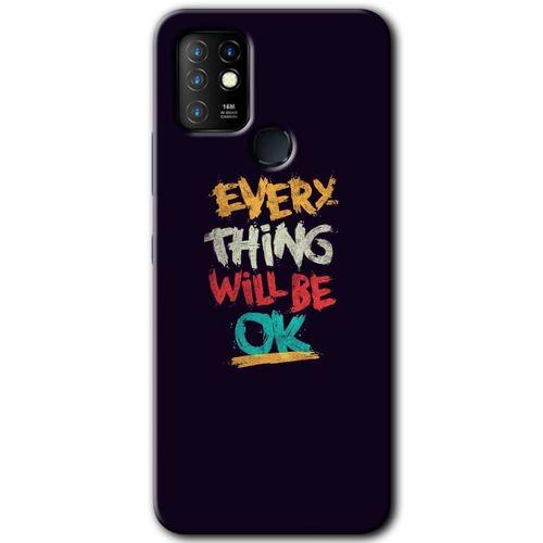 İnfinix Hot 10 Kılıf HD Desen Baskılı Arka Kapak - Everything