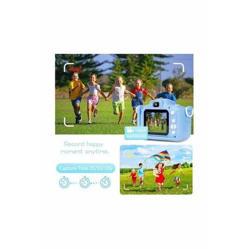 Çocuk Dijital Fotoğraf Makinası 20 Mp Video Kaydedici 2.0 İnç Çift Kameralı