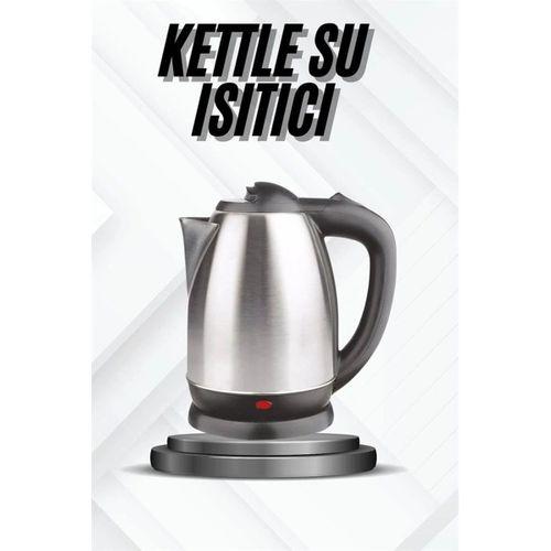 Kettle Su Isıtıcı C F Priz Uyumlu 220 - 240 V Paslanmaz Çelik Kablolu