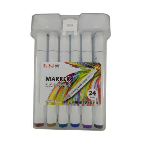ZUIXUA KUTULU ÇİFT UÇLU 24 RENK MARKÖR