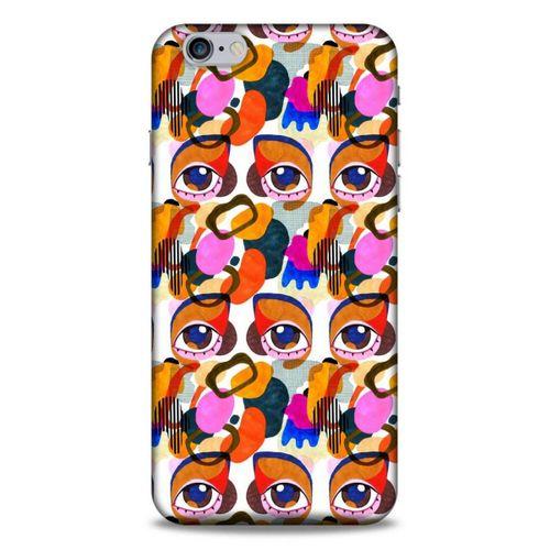 Lopard Apple Iphone 6S Plus Uyumlu Kılıf Sürreal Yüzler ♀ (5) Koruma Kabı Baskılı
