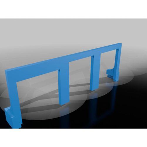 Raspberry Pi İçin UCTRONICS 1U Rack Mount Dolgu Plakası (Bu ürün Sadece Plastik parçadır - Almadan Önce Soru Sorabilirsiniz)