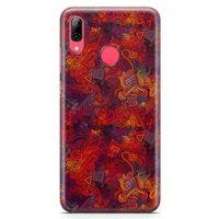 Huawei Y7 Prime 2019 Kılıf Love School Arka Kapak Koruma Desenli Full Koruyucu