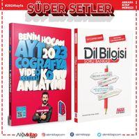 Benim Hocam 2023 AYT Coğrafya Konu ve AKM Dil Bilgisi Soru Bankası Seti 2 Kitap