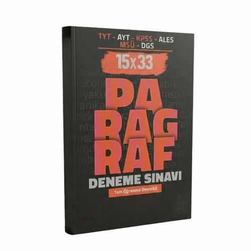 TYT-AYT-KPSS-ALES-MSÜ-DGS PARAGRAF 15li DENEME SINAVI