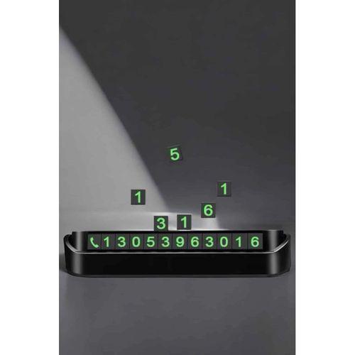 Araç İçi Numaratör Numaralık Torpido Üstü Açılır Kapanır Telefon Numarası Bırakma