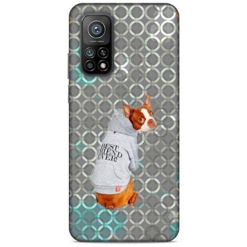 Xiaomi Mi 10T Pro 5G Kılıf Köpek Kıyafetleri (44) Tough Armor Kılıf Boston Terrier Eşofman