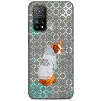 Xiaomi Mi 10T Pro 5G Kılıf Köpek Kıyafetleri (44) Tough Armor Kılıf Boston Terrier Eşofman