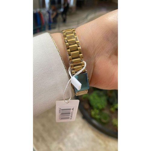 Ferro Quartz Çelik Altın Rengi Yeşil Kadran 28 mm Kadın Kol Saati