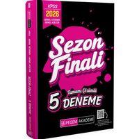 2026 KPSS Genel Yetenek Genel Kültür Sezon Finali Tamamı Çözümlü 5 Deneme Pegem Yayınları
